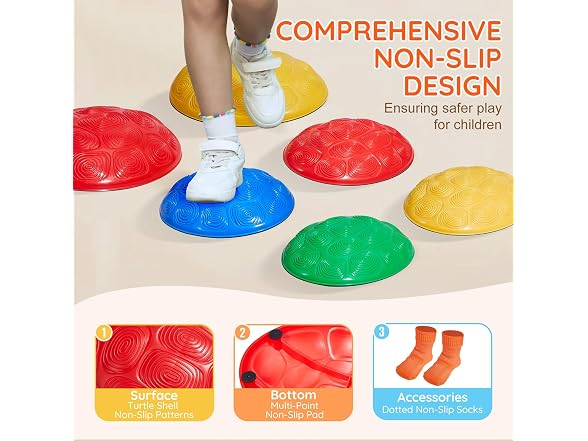 VEVOR Turtle Balance Stepping Stones, 6 PCS