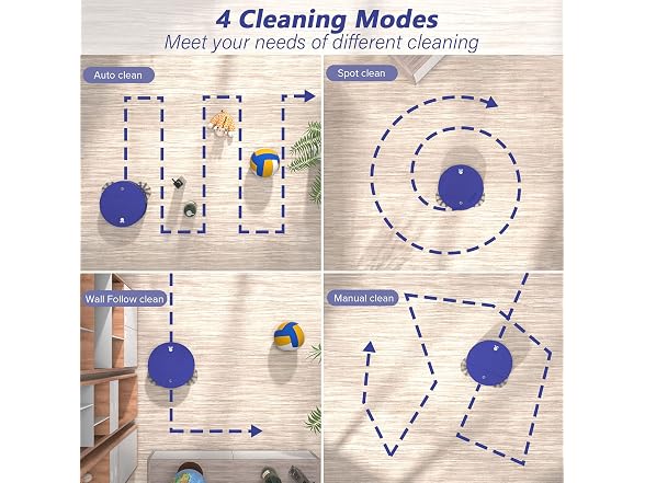 OKP K3 Robot Vacuum Cleaner, Blue