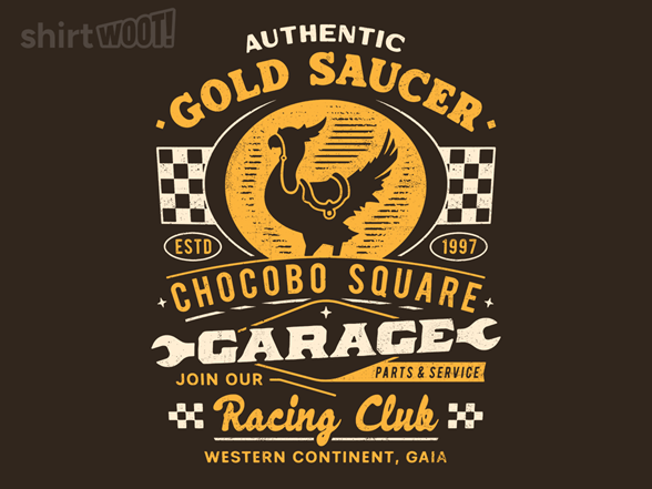 Gold Saucer Garage Vintage