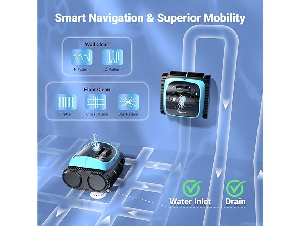WINNY POOL CLEANER C1 Cordless Robotic Pool Vacuum