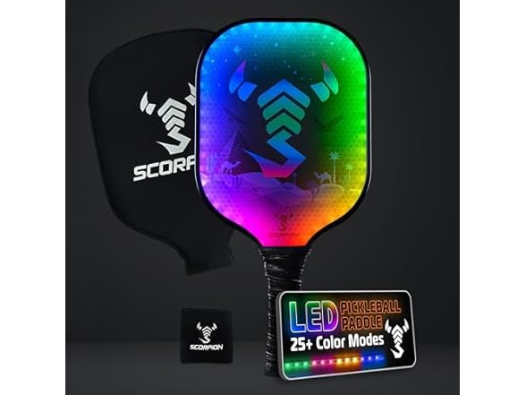 SCORPION Pioneer Pickleball Paddle LED