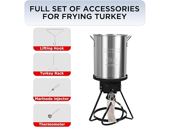 Red Mountain Valley Camping 30 Qt Deep Fryer