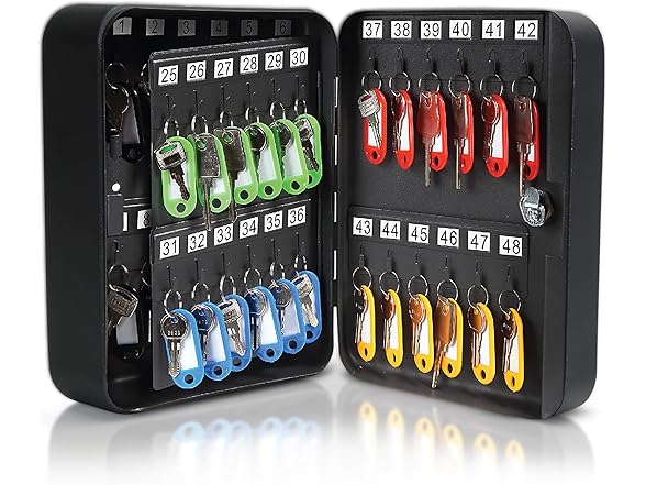 Honeywell - 48 Hooks Small Key Box for Office or Home