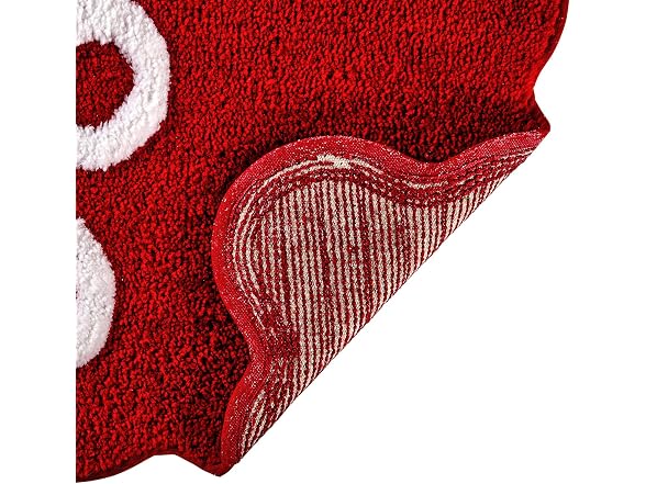 Hallmark Holiday Bath Rug Ho Ho Ho Red