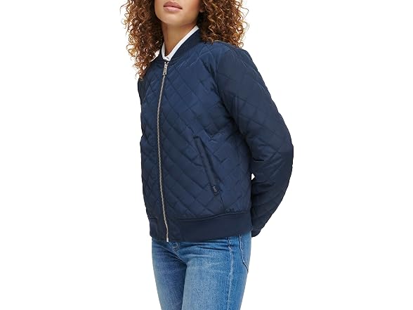 Levi's Women Diamond Quilted Bomber Jacket