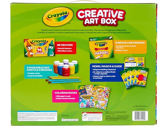 Crayola Art Set for Kids (125pcs), Art Set