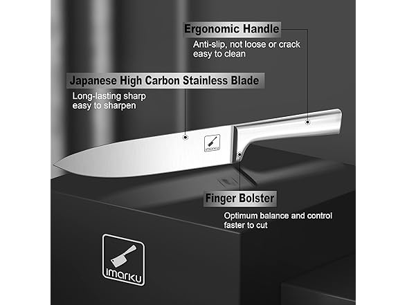 imarku 15 Pieces Knife Set