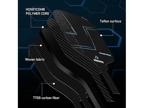 Pickleball Paddles, Carbon Fiber 16mm Core