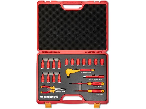 GEARWRENCH 20-Pc 3/8" VDE Insulated Tool Set
