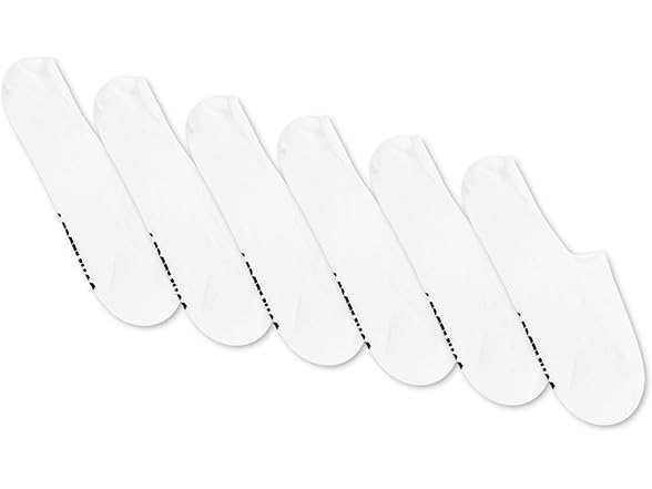 Converse Men's No-Show Sock, White/6-Pairs