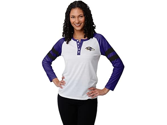 FOCO Women's Henley Logo (XL)