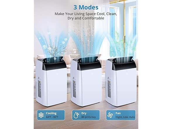 Sirmupea 12k BTU Portable Air Conditioner