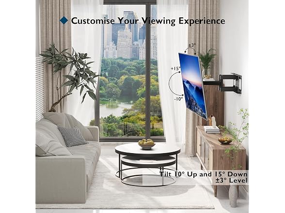 BONTEC Full Motion TV Wall Mount 70in