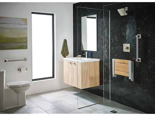 Moen YB8818BN 90 Degree 18-In -Towel Bar,