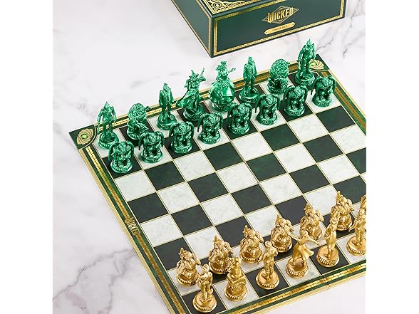 Wicked Chess Set - Shiz vs. Emerald City