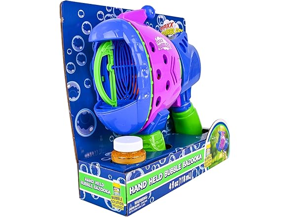 Maxx Bubbles Handheld 12" Bubble Bazooka