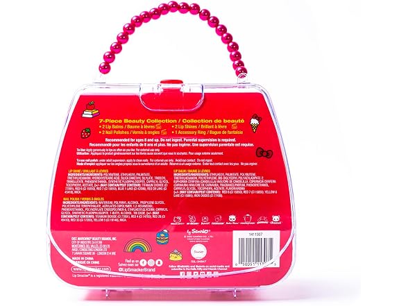 Lip Smacker Hello Kitty Nail and Lip Balm Tote