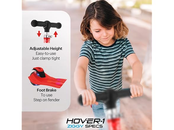 Hover-1 Ziggy Folding Kick Scooter for Kids