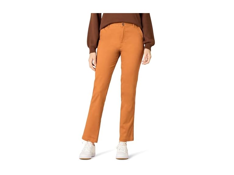 Amazon Essentials Women High-rise Pant Tan - Gallery 89