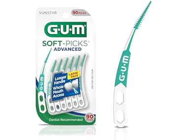 $6.99, Was $7.4681, 6% Off! GUM Soft-Picks Advanced Dental Picks, 90ct dealfomo