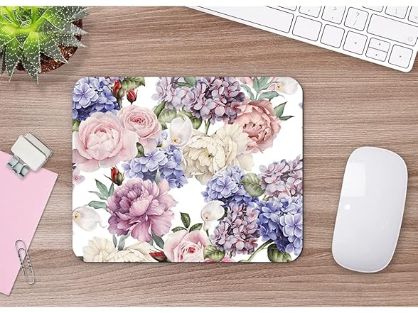 Beabes Rose Flowers Mouse Pad