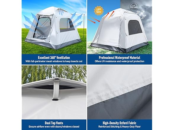 Nidebur Inflatable Camping Tent