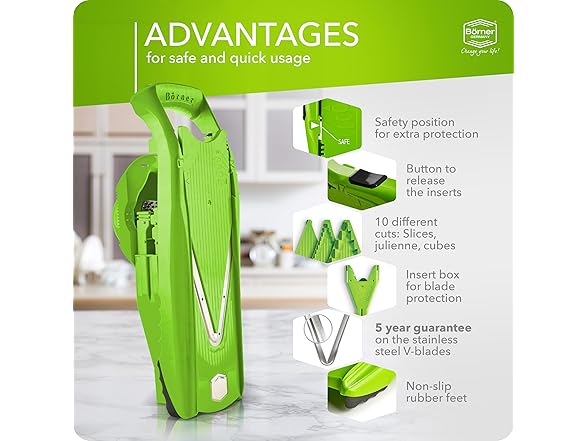 Mandoline Food Slicer Börner V5 (Starter Set) 