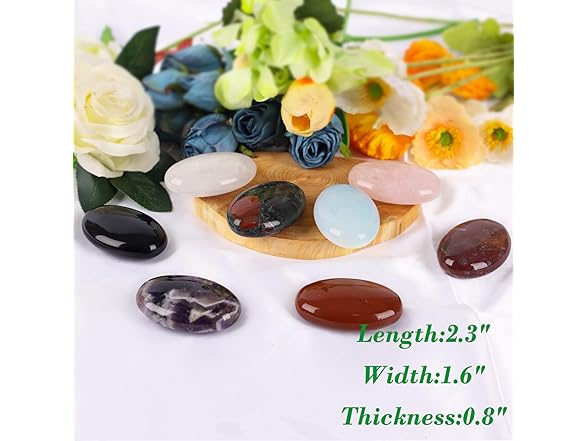 African Blood Natural Polished Palm Stone