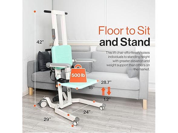 SuperHandy GUT169 GoRise Electric Floor to Stand Lift