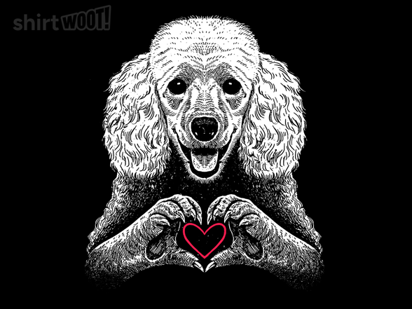 Poodle Heartmark