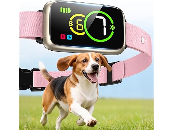 NQQHNN Bark Collar for Small Dogs (Pink)