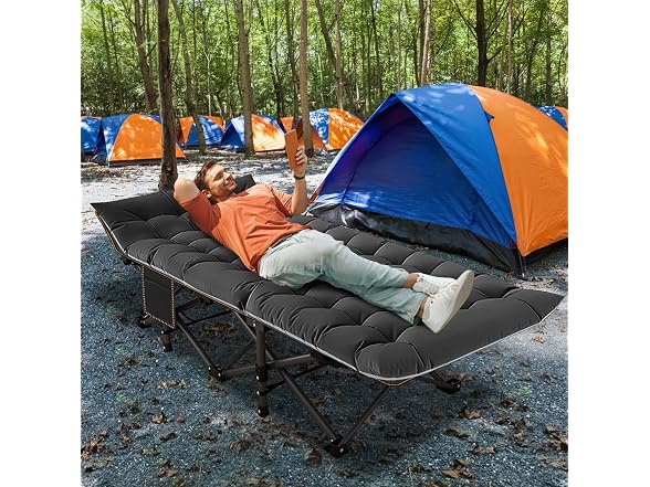 ABORON 28" Wide Camping Cot for Adults