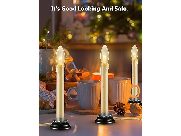 Xingzd Electric Window Candles Lights