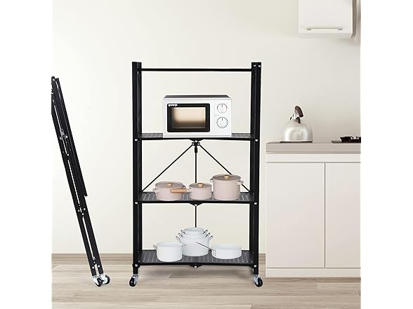 YSSOA HealSmart 4-Tier Heavy Duty Foldable Rack