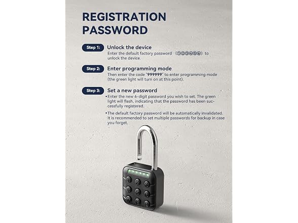 NexusLab Digital Padlock for Gym Locker