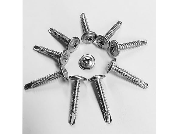 410 SS #8x1 Tapping Screws 100pcs