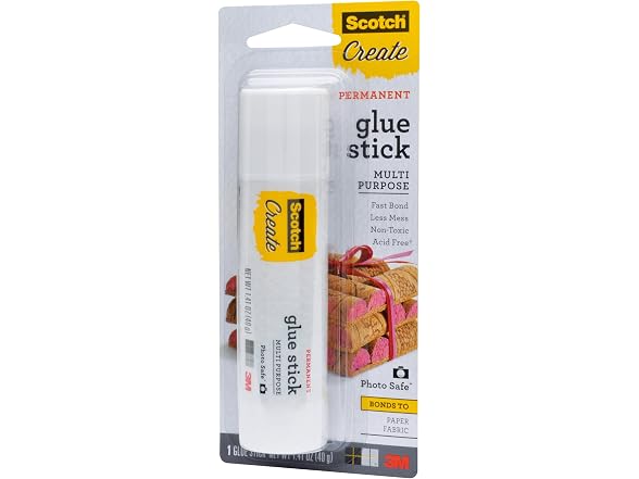 Scotch Glue Stick, Photo-Safe Adhesive