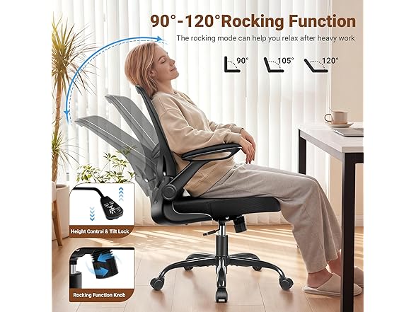 Bestfair W0893 9060 Ergonomic Office Chair Black