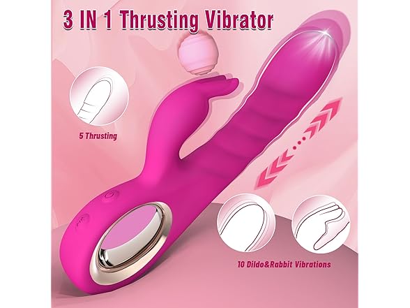 SeYouYou Thrusting Rabbit Vibrator