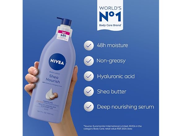 NIVEA Shea Nourish Body Lotion with Shea Butter