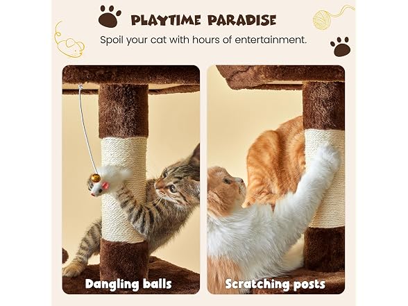 MWPO 63.8 In Multi-Level Cat Tree for Large