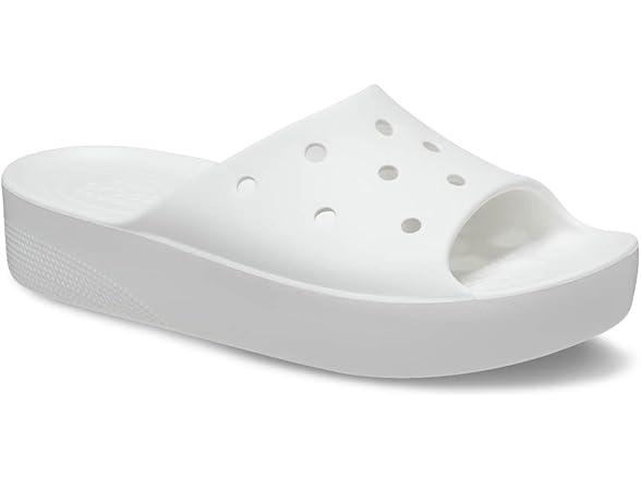 Crocs Classic Platform Women's Slide White