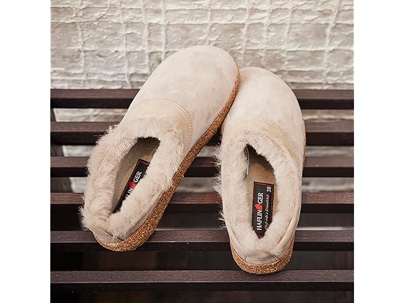 HAFLINGER Snowbird Lambskin Leather Clog