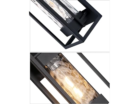 PARTPHONER Outdoor Wall Lights 2 Pack