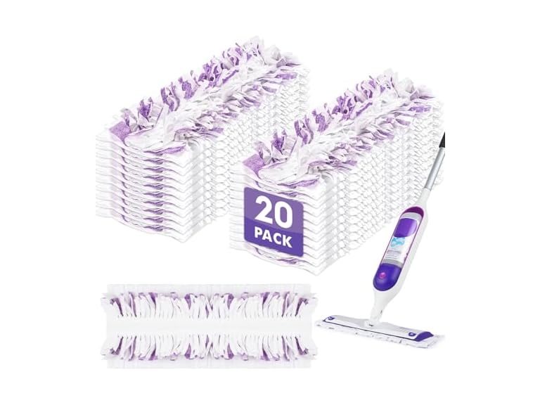 Noelvibe 20pcs Power Mop Refills