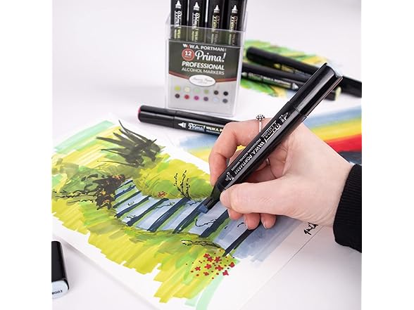 Prima Professional Alcohol Markers (Mossy Moor)