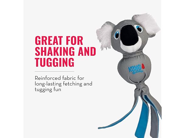 KONG Wubba Zoo Assorted Animal Dog Toy (Koala
