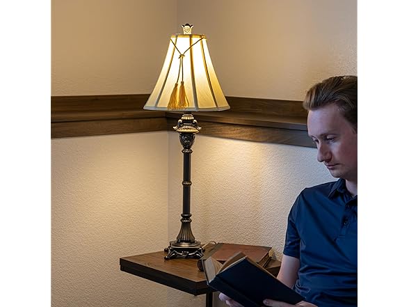 Home Grandeur Resin 2pk Lamp