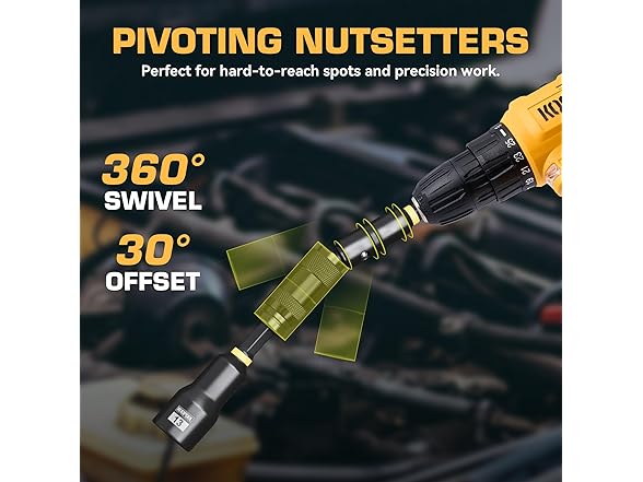 Impact Magnetic Nut Driver Set | 55 Pcs