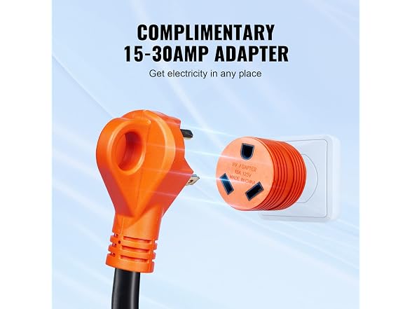 25 ft RV Extension Cord, 30 Amp, Heavy Duty STW